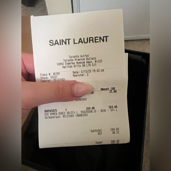 Saint Laurent SL24 Low Top Age White Sneakers - Picture 5 of 5